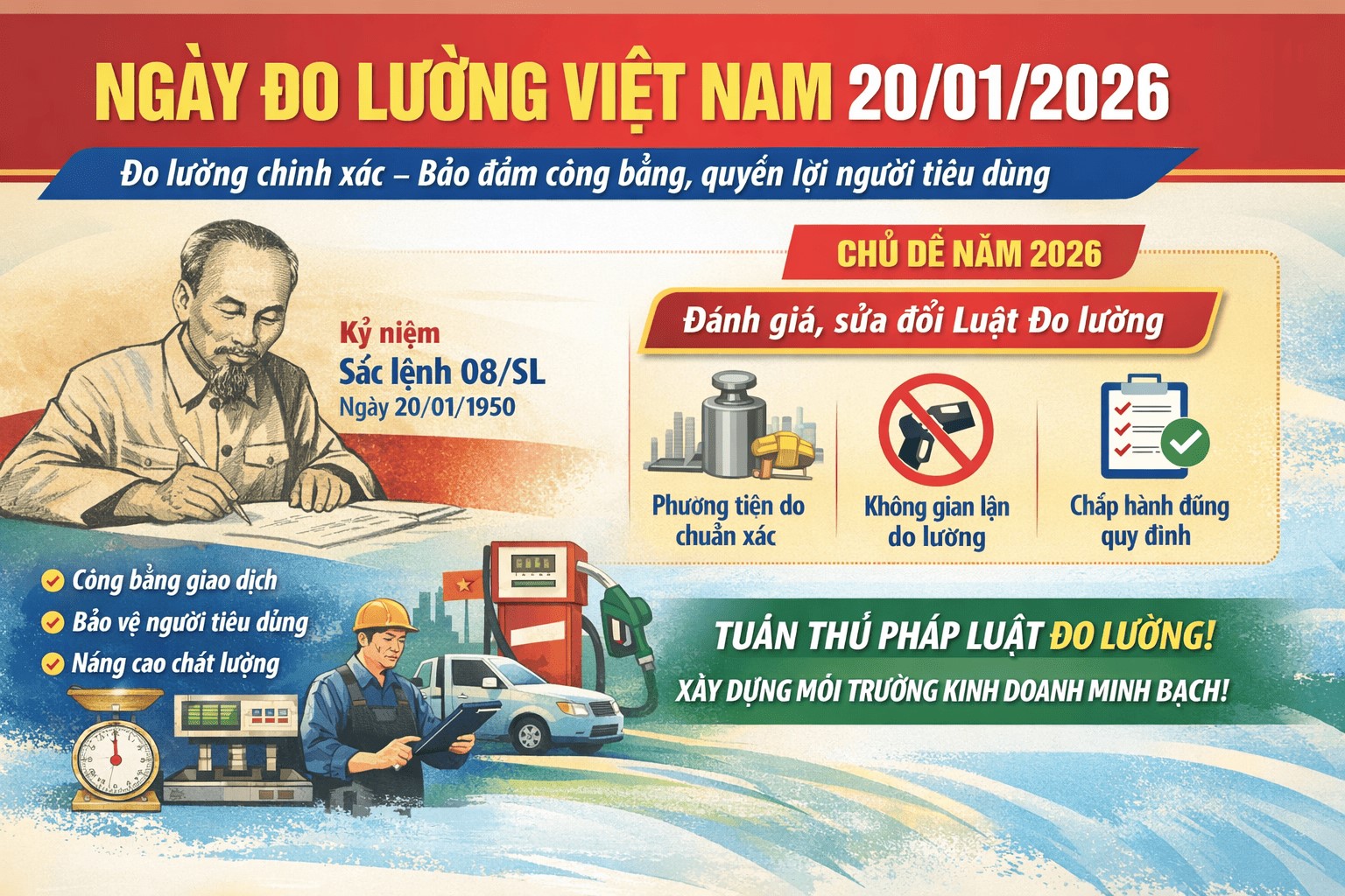 Ý NGHĨA NGÀY ĐO LƯỜNG VIỆT NAM 20/01