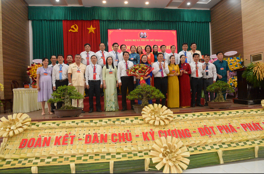 Đại hội đại biểu Đảng bộ xã Phước Mỹ Trung lần thứ nhất,   nhiệm kỳ 2025-2030