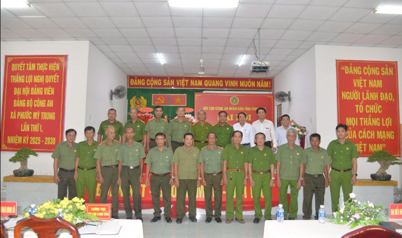 Phước Mỹ Trung tổ chức Đại hội Cựu Công an nhân dân xã lần thứ nhất, nhiệm kỳ 2026 - 2031