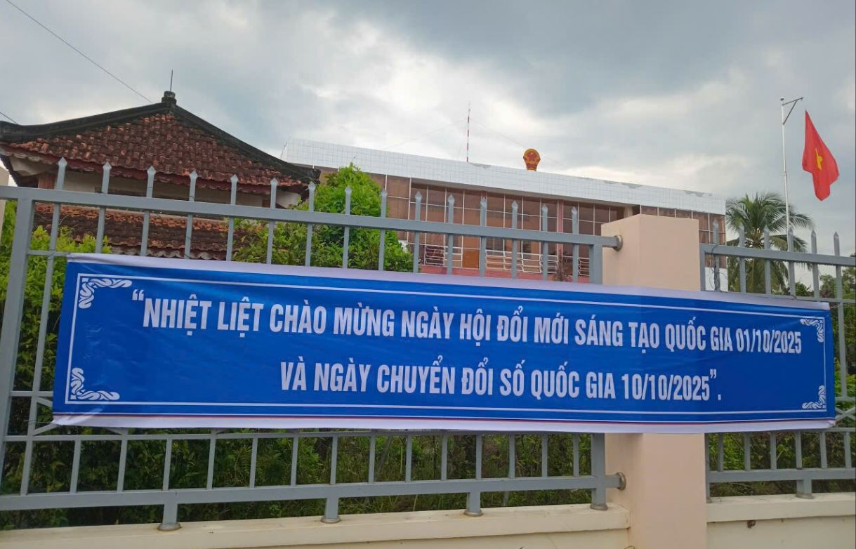 Phước Mỹ Trung sôi nổi các hoạt động hưởng ứng Ngày hội Đổi mới sáng tạo quốc gia 01/10