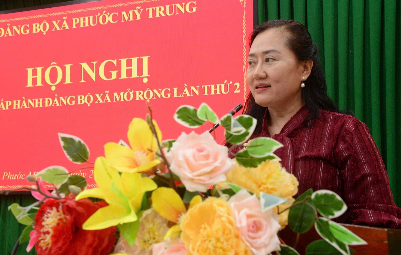 Phước Mỹ Trung tổ chức Hội nghị Ban chấp hành Đảng bộ xã mở rộng lần thứ II, nhiệm kỳ 2025 – 2030